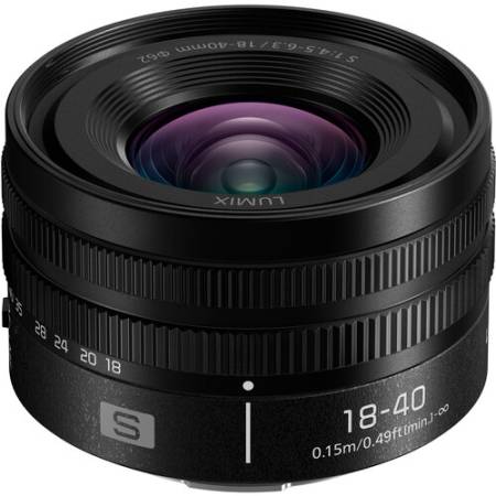Panasonic Lumix S 18-40mm f/4.5-6.3 - obiektyw zmiennoogniskowy, L-mount, FF, czarny_1